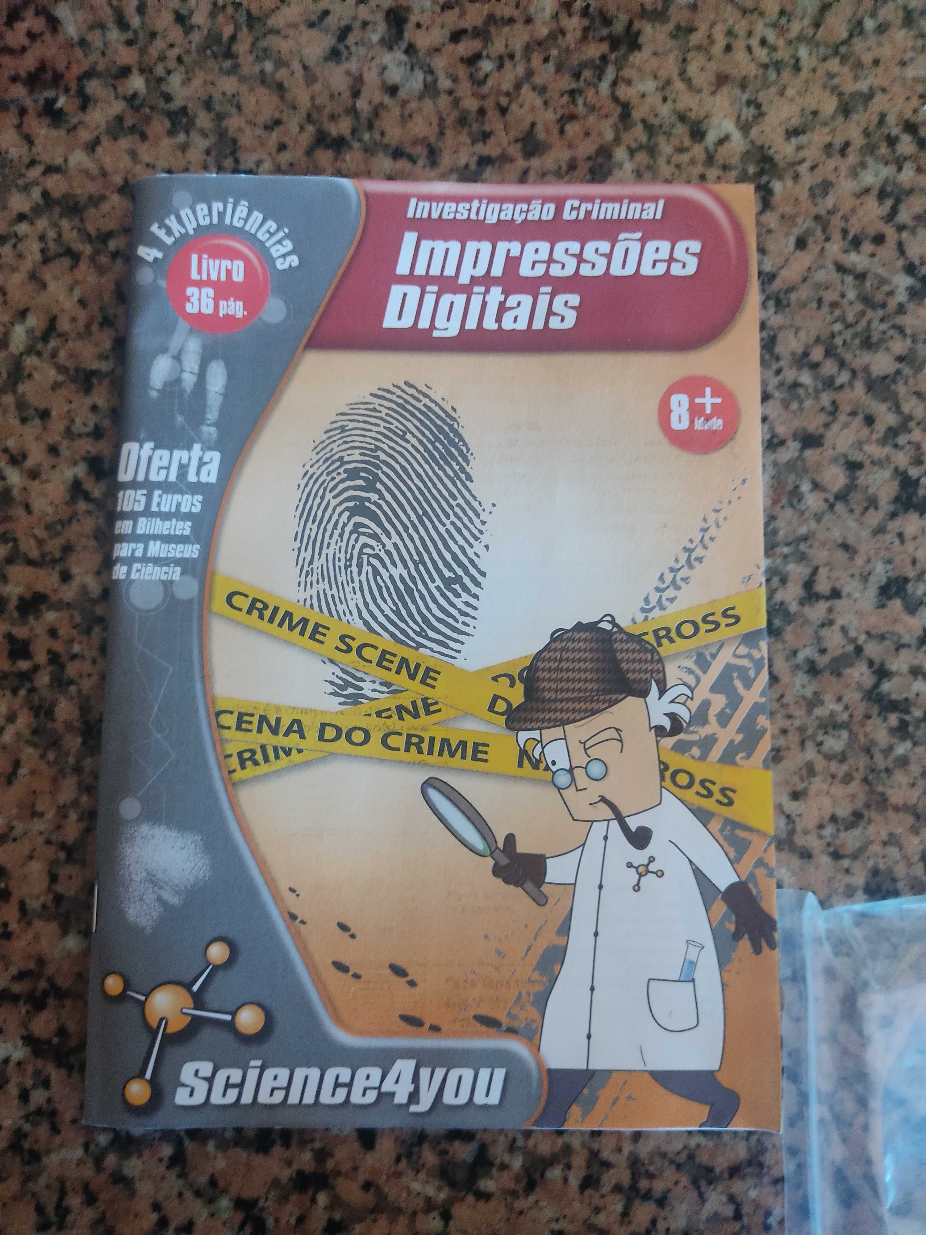 kit impressão digital science4you