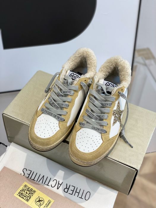 Кеди Golden Goose утеплені з хутром розміри 36,37,38,40,41