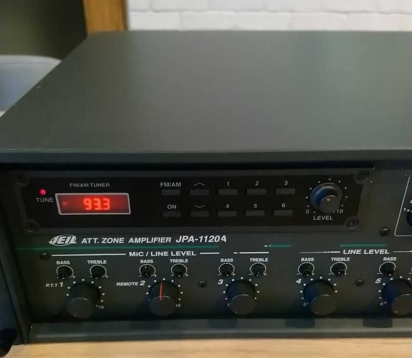 JEIL JPA-1120A - 5 kanałowy mikser - wzmacniacz 120W z tunerem