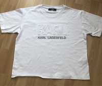 Bialy t-shirt karl lagerfeld r.L