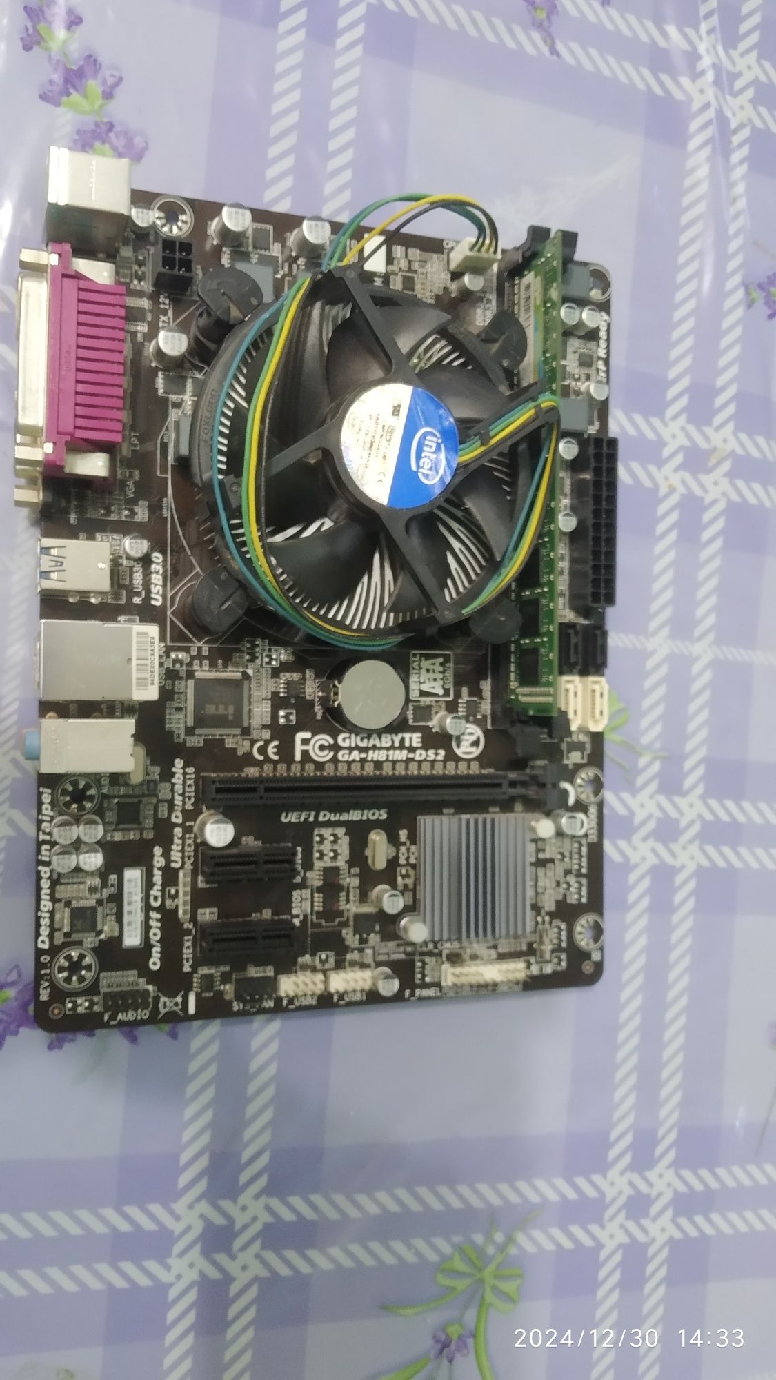 Набір комплектуючих i5-4440, gt 640 2gb, ddr 3 4gb, GIGABYTE GA-H81M-