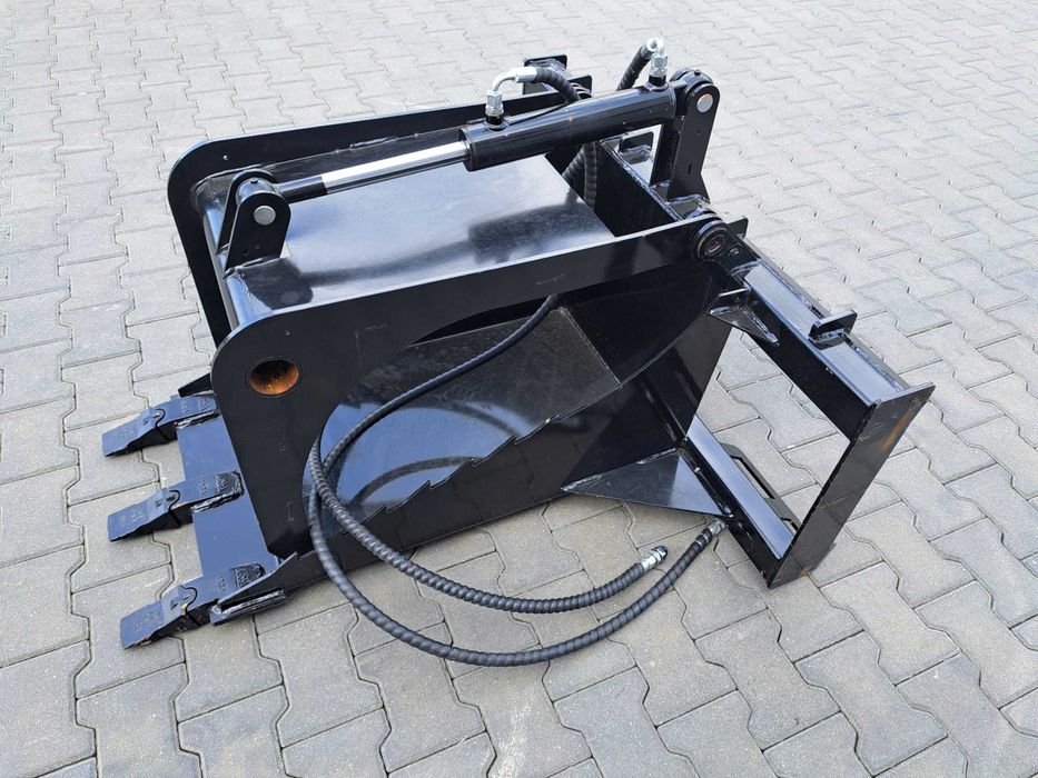 Łyżka hydrauliczna chwytakowa przeładunkowa do ładowarki burtowej