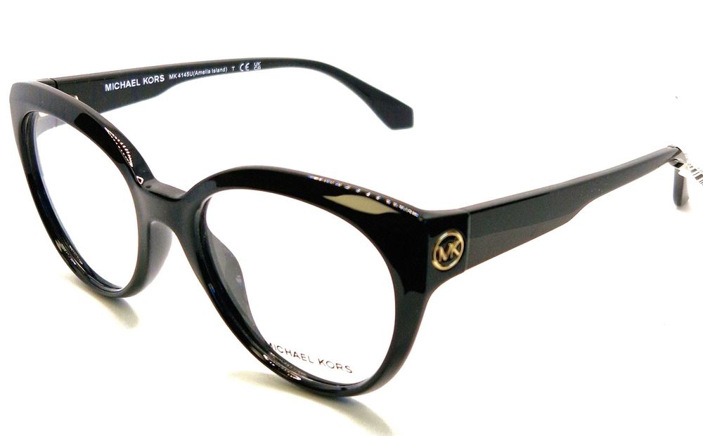 Okulary korekcyjne Michael Kors MK 4145U Amelia Island Czarne Damskie