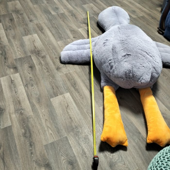 М'яка іграшка подушка гусак обіймашка 2м