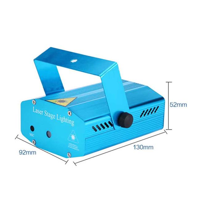 Projetor Laser Lights Flash Para Festa Controle Remoto LED