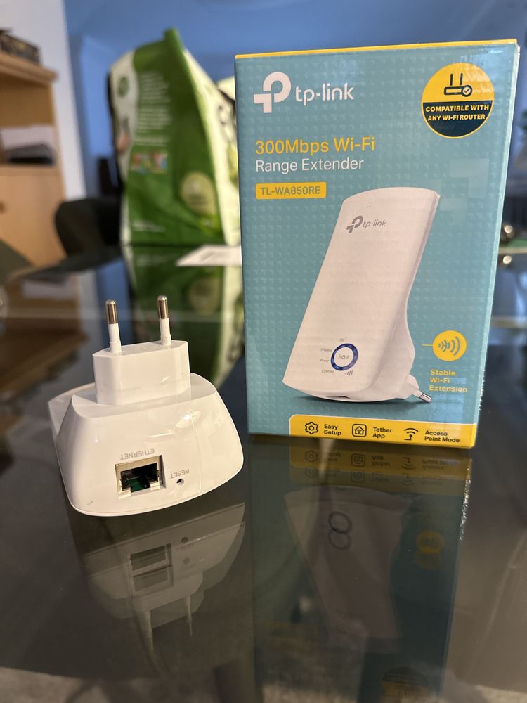 Repetidor de Sinal TP-LINK TL-WA850RE (N300 - 300 Mbps)