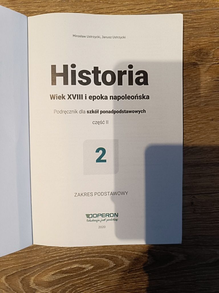 Historia kl 2 cz.2, zakres podstawowy Operon