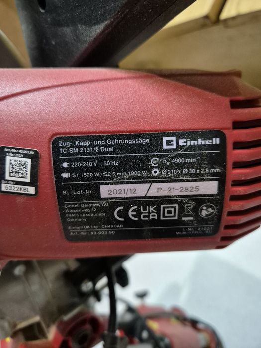 Einhell TC-SM 2131 Dual Serra de esquadria