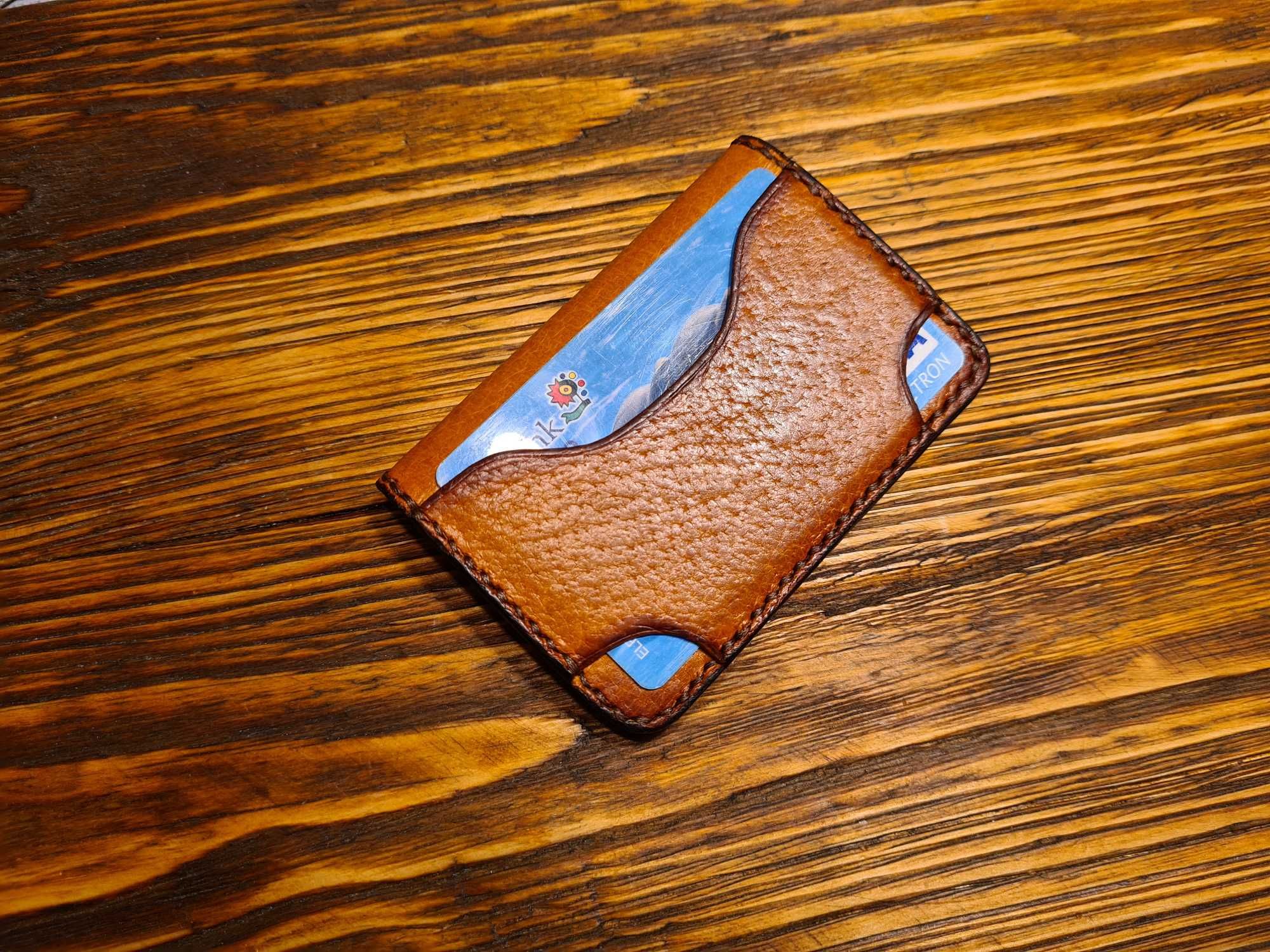 Minimalistyczny portfel skóra naturalna edc