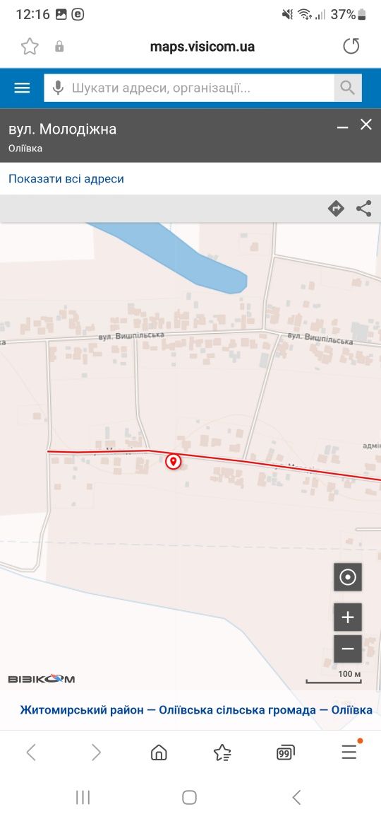 Ділянка під застройку 30 соток Оліївка