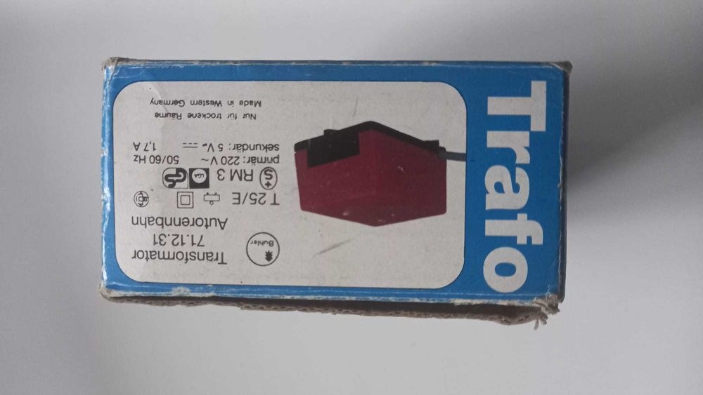 Transformator do toru wyścigowego z lat 90