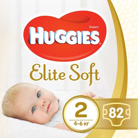 Памперсы Huggies Elite Soft 2 ( 4-7 кг)