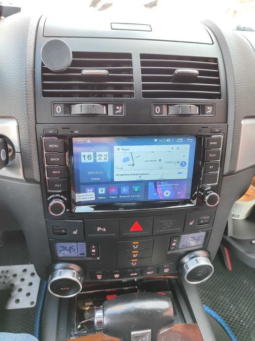 Radio android 12 vw Touareg Transporter T5 Multivan wifi gps PROM
