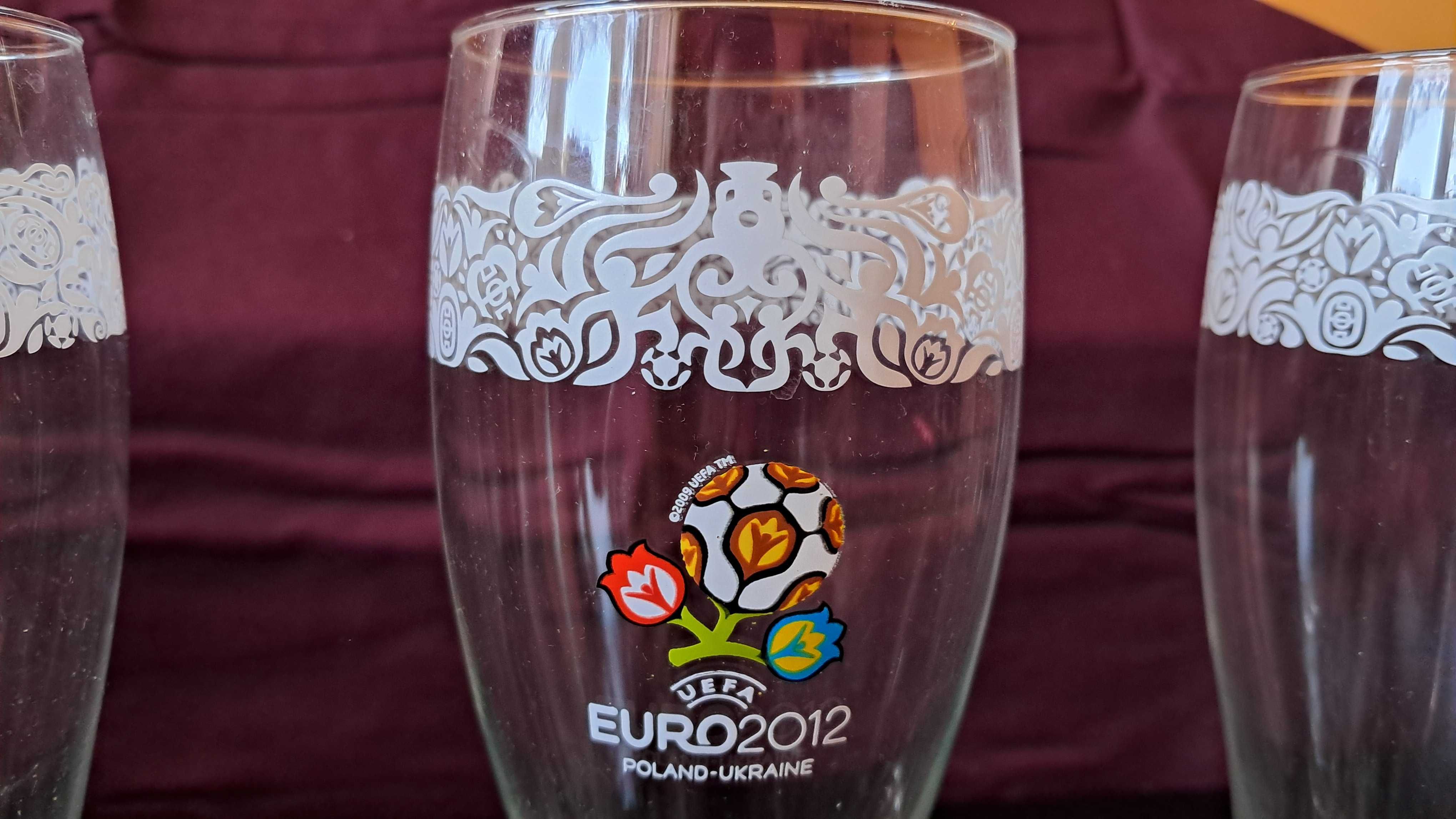 Szklanki pokale kufle z Euro 2012 Polska Ukraina Limitowane