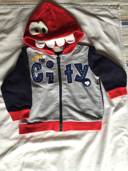 Casaco Chicco cardado no interior