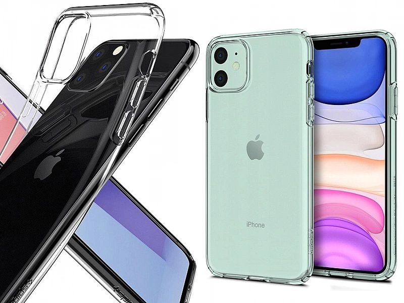 Plecki Spigen L Crystal do Apple iPhone 11 + Szkło Ochronne Bezbarwne