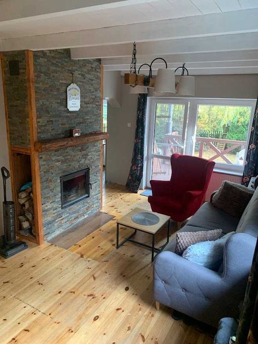 Domek nad jeziorem - mazury / jacuzzi / sauna / kominek / las / cisza