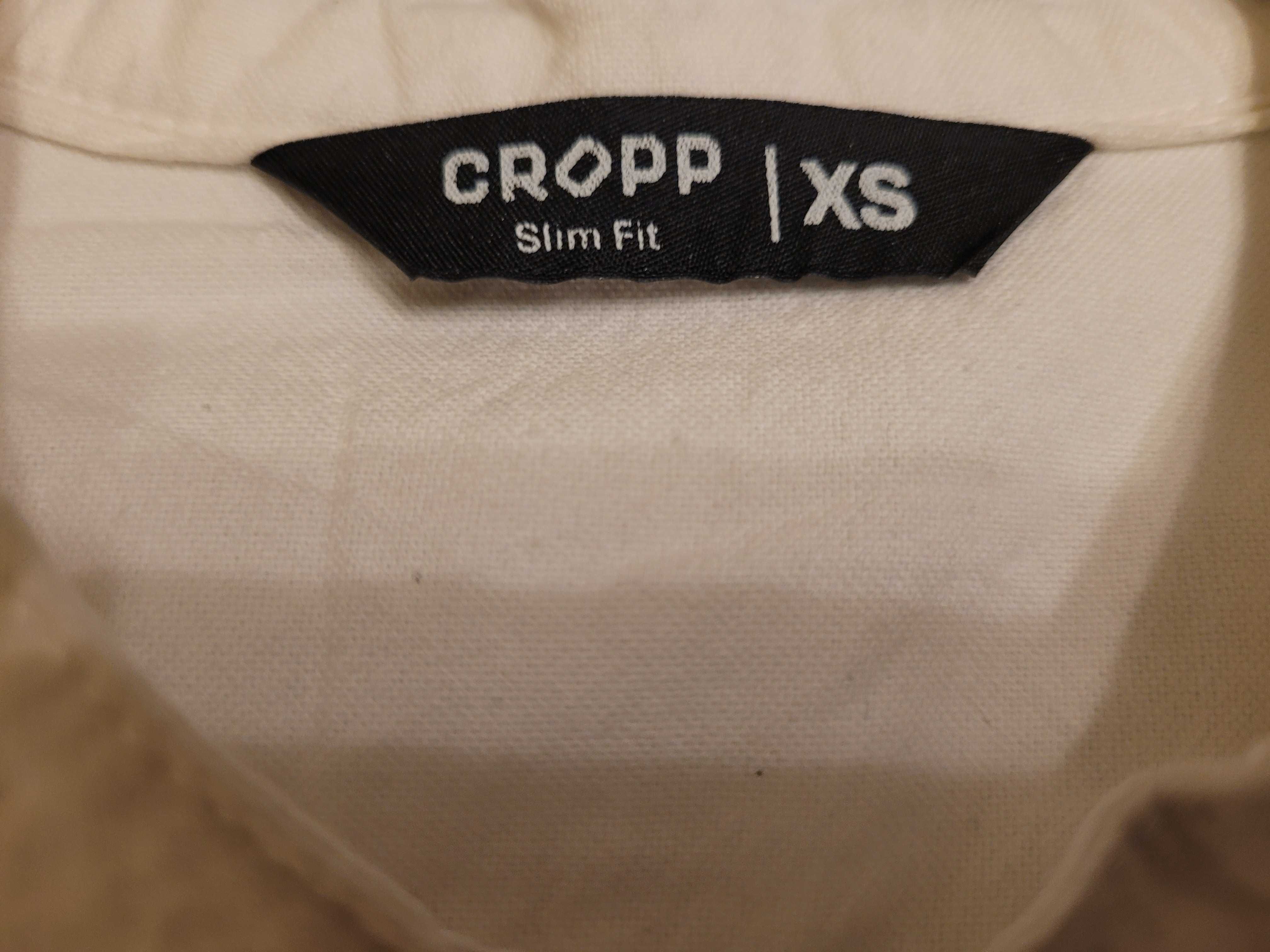 Koszula biała z długim rękawem chłopięca CROPP XS stan bdb