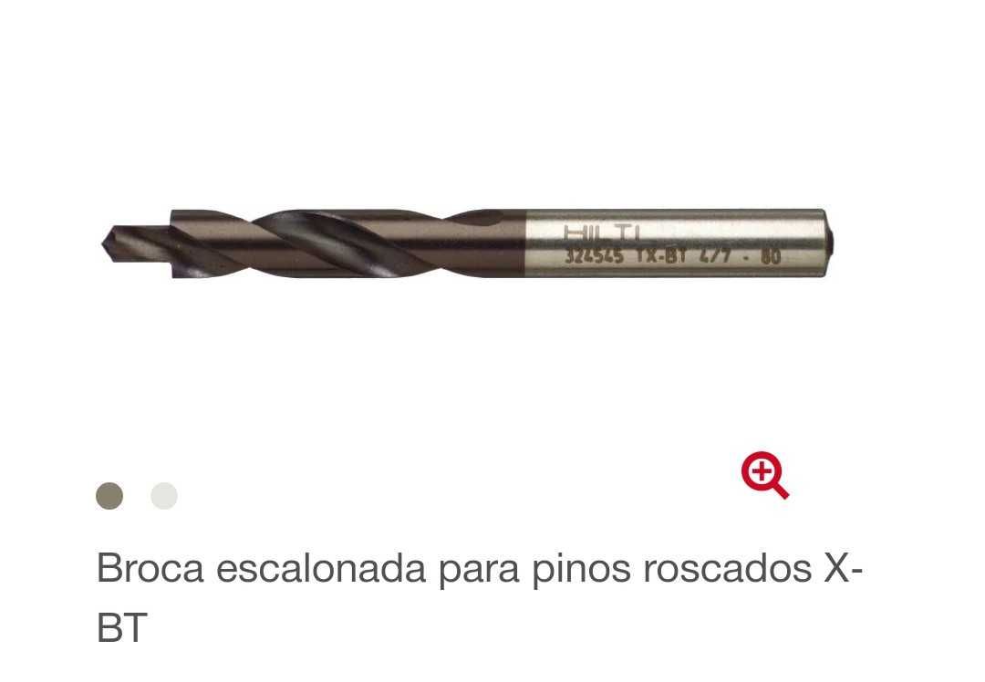 Broca escalonada TX-BT 4/7-80 Hilti