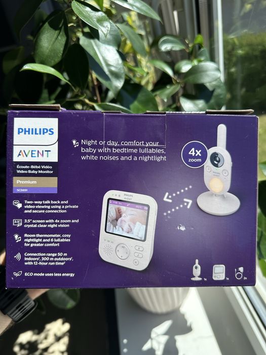 Philips Avent Baby Monitor Elektroniczna niania 3,5-cala SCD891/26