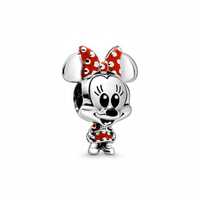 Conta Disney Minnie Mouse Pandora em Prata de Lei 925 Nova