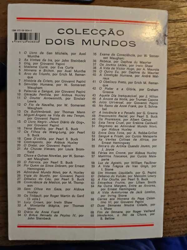 Por Quem os Sinos Dobram, Ernest Hemingway; 1999