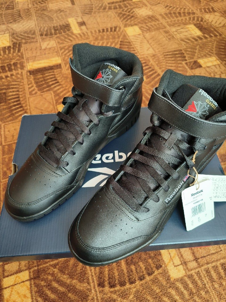 Buty Męskie Reebok EX-O-FIT Hi Classic Wysokie Skóra 47 31cm Nowe !