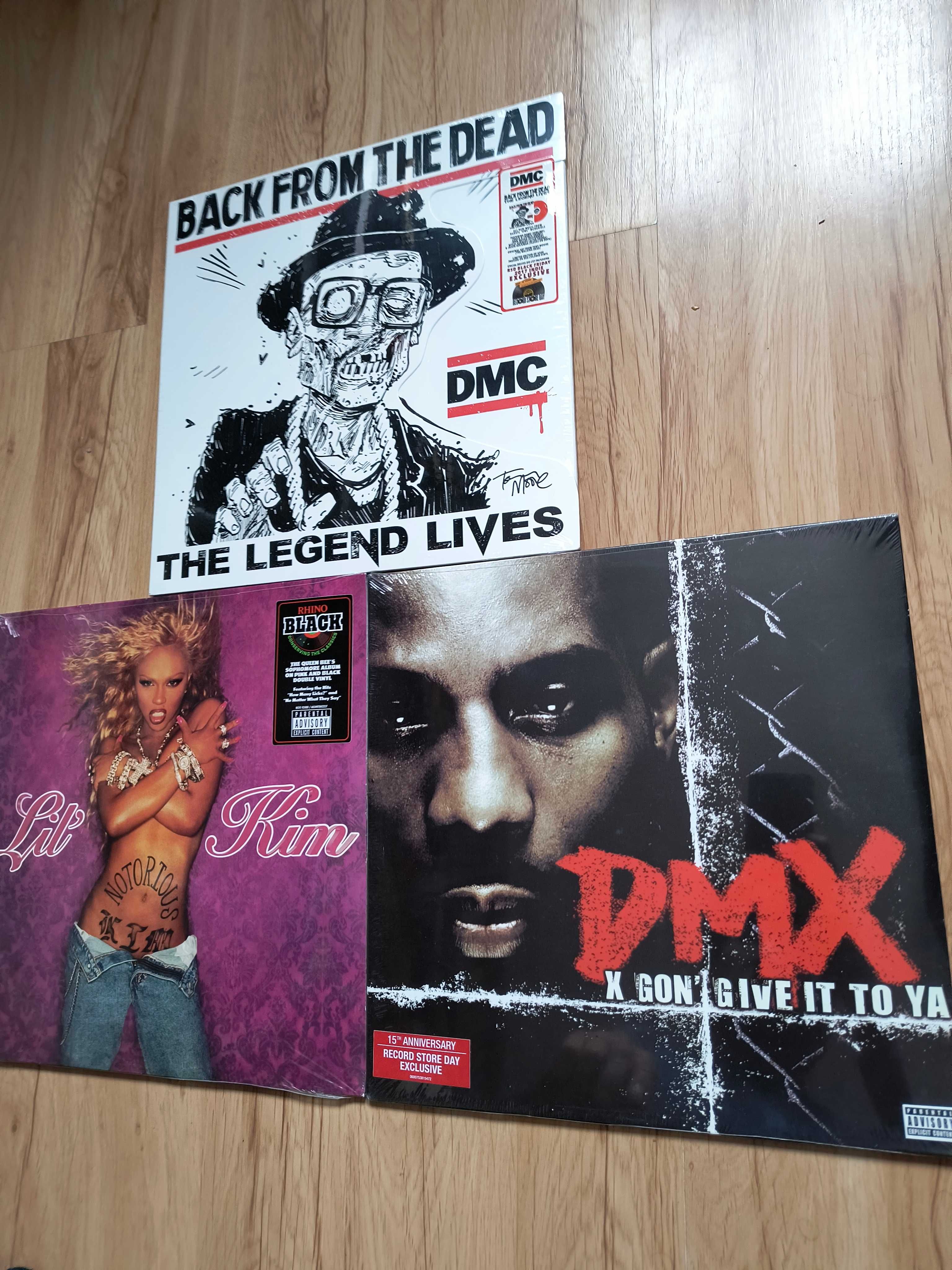 Mega zestaw Lil Kim Run Dmc DMX Notorious winyl