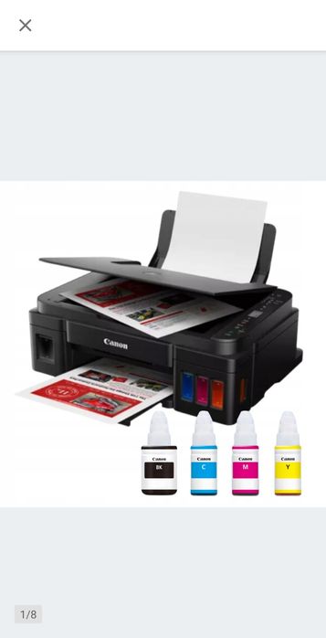 Urządzenie wielofunkcyjne 3w1 DRUKARKA CANON PIXMA G3410 WiFi TUSZE