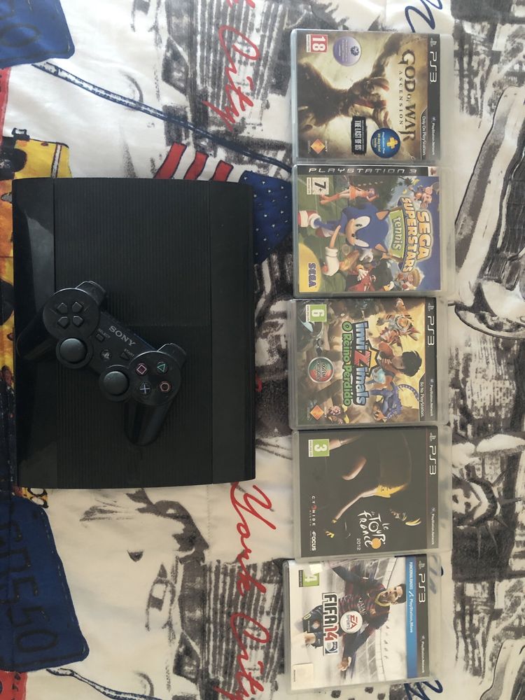 Ps3 como nova com jogos