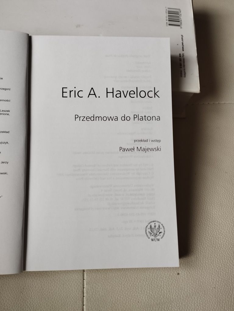 Havelock przedmowa do Platona