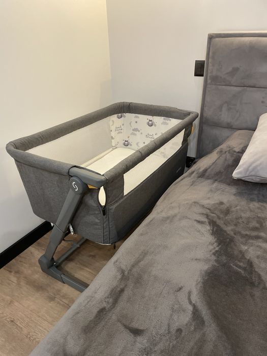 Łóżeczko dostawne Skiddou Natt + materac Rucken UnoMe GRATIS!!!