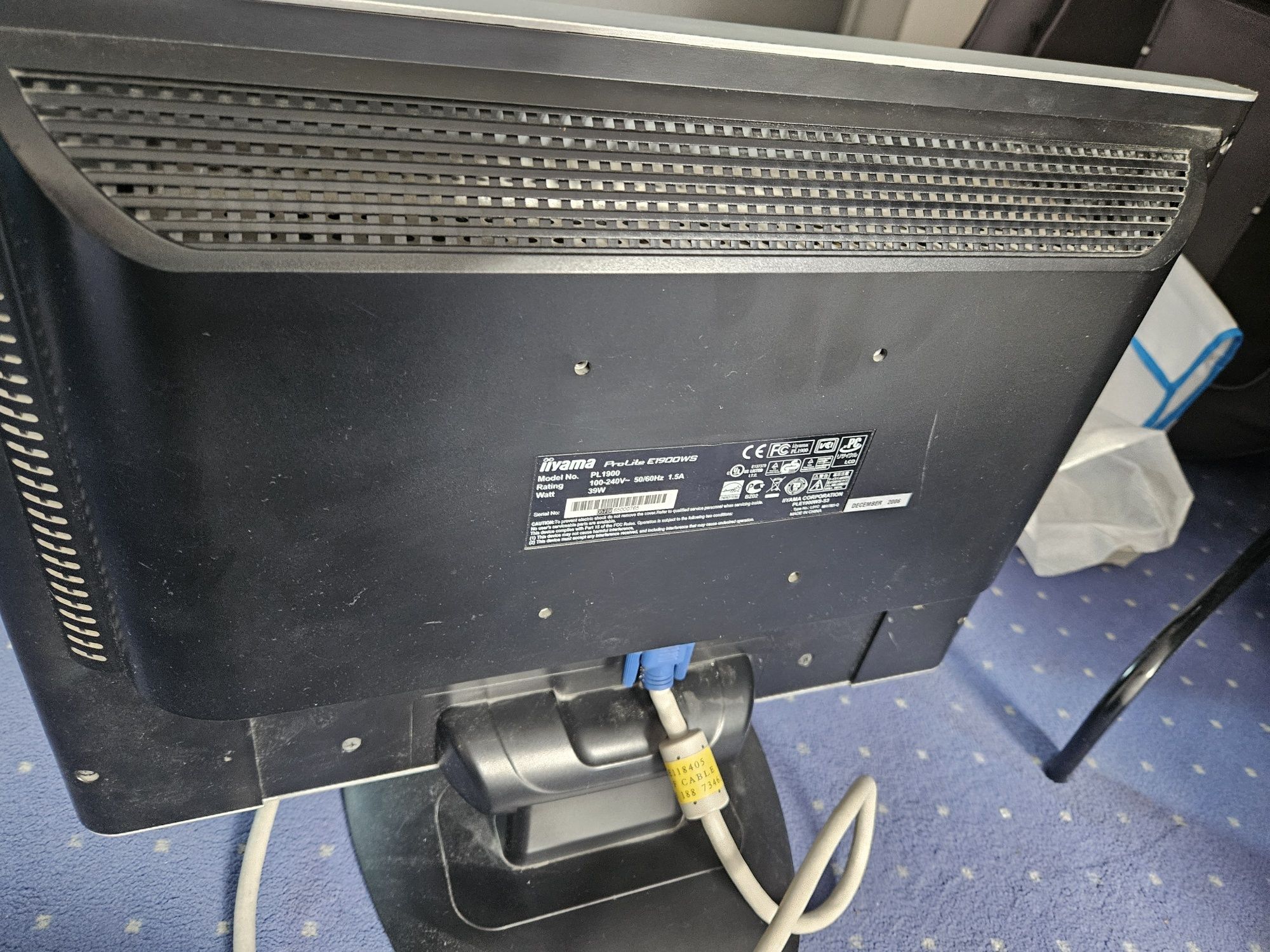Monitor prolite e1900ws iiyama