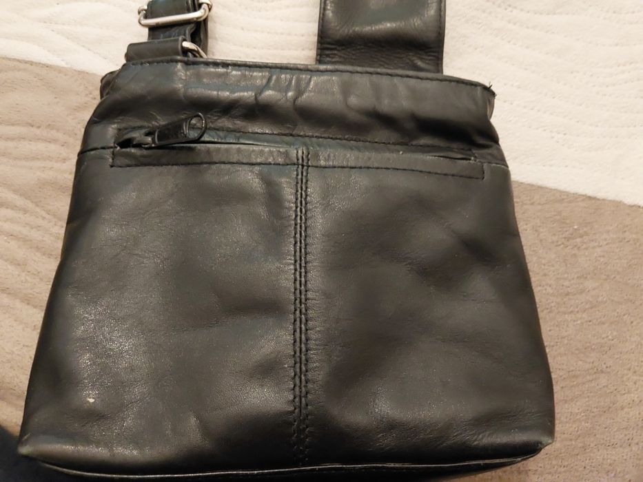 Skóra naturalna bardzo miękka,16x18cm torebka