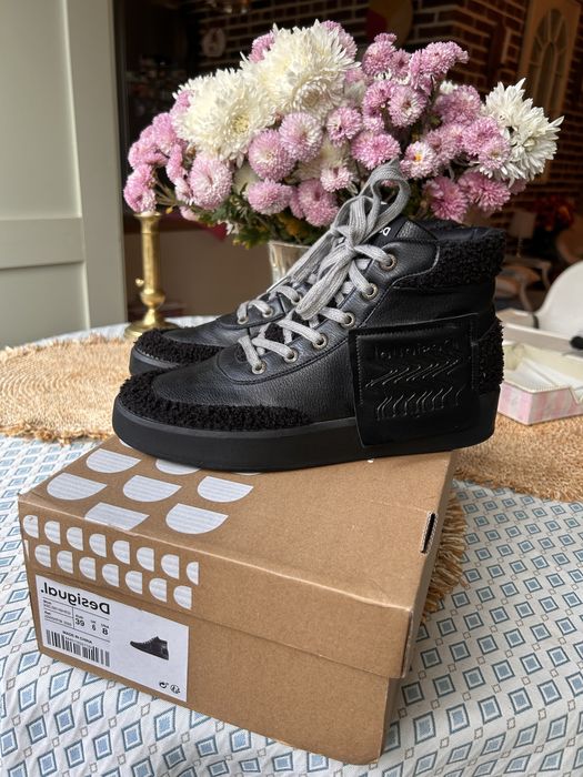 Черевики зимові кросівки хайтопи снікерси desigual 39 розмір нові