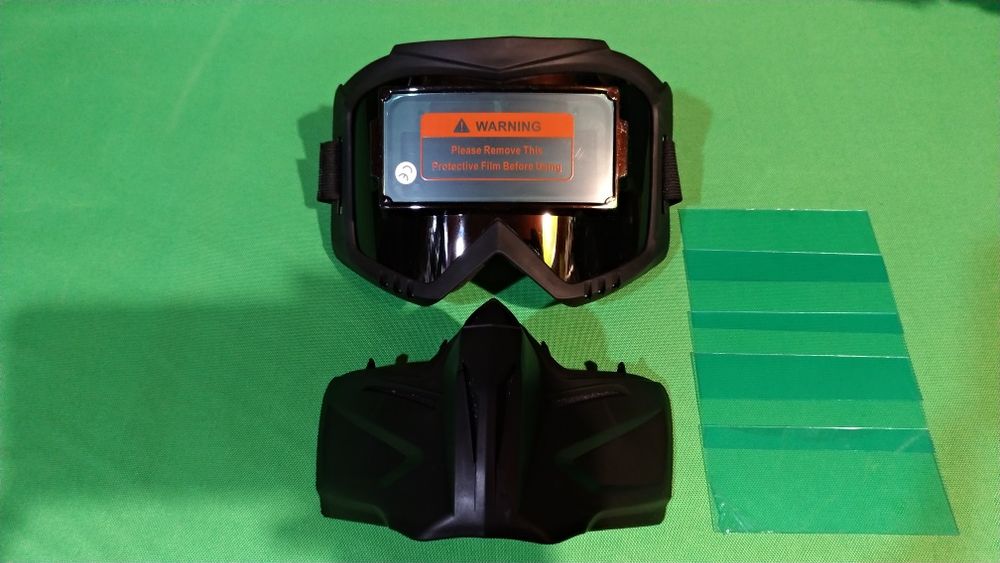 Очки маска для сварки хамелеон окуляри для зварювання (Комплект 6шт)