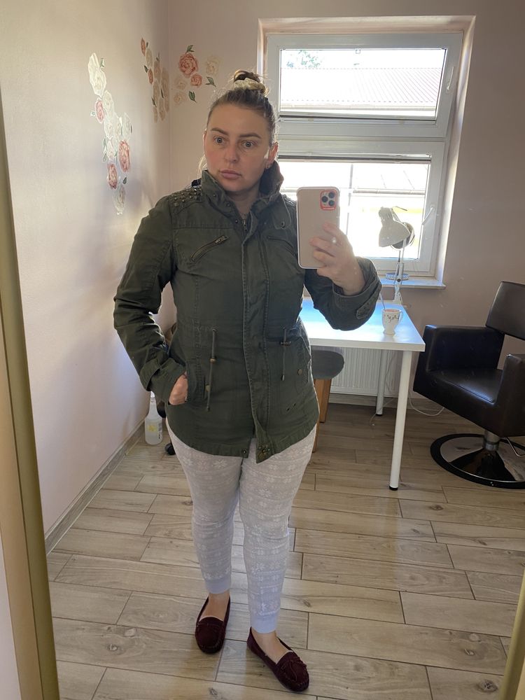 Parka khaki kolor rozm 38 stan super 10 zl lublin