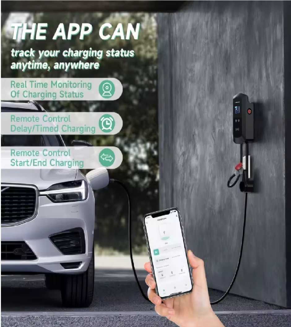 3 фазна станція для електромобілів  Type 2  11/22 кВт Wallbox