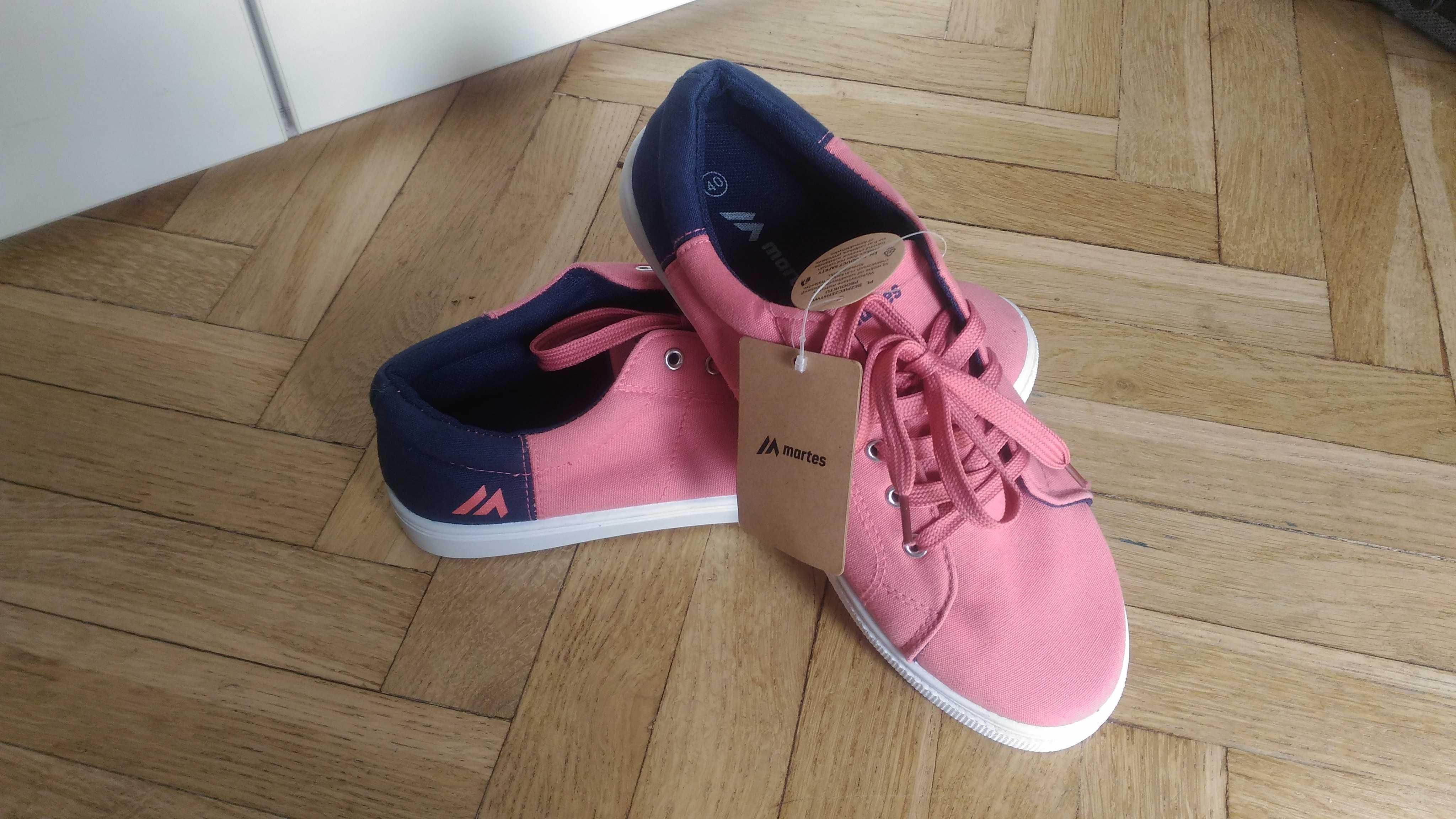 Sneakersy trampki Martes Sport NOWE łososiowe r. 40
