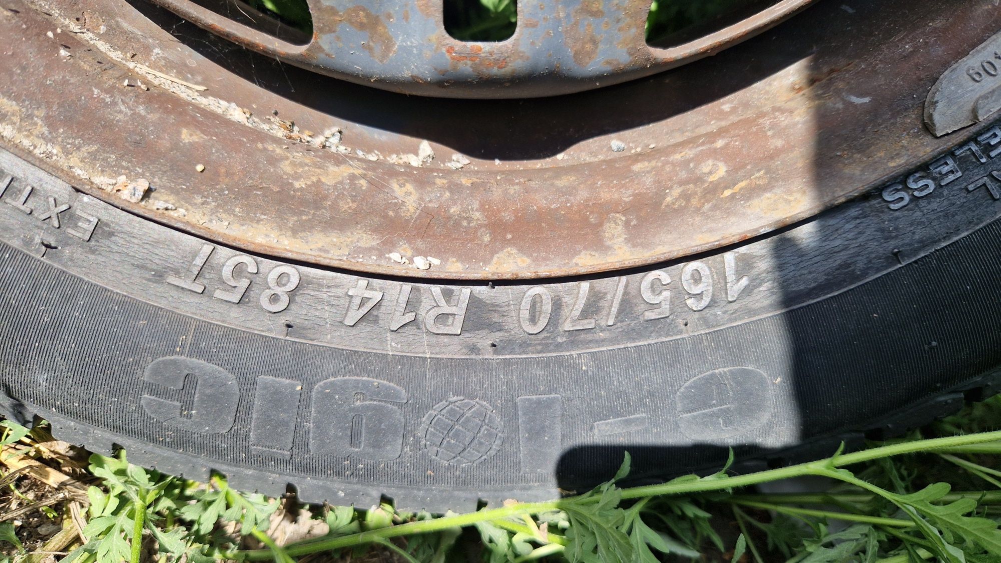 Штамп 5×100 r14. 4шт с резиной