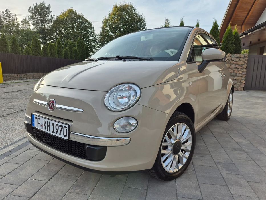 Fiat 500 1.2 69ps Cabrio Klima 88.000 Opłacony Niemcy