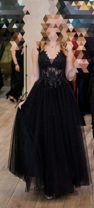 Sukienka Kylie długa tiulowa