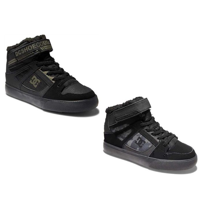 Утепленные хайтопы, высокие кроссовки DC Shoes, 28-33 размер, оригинал