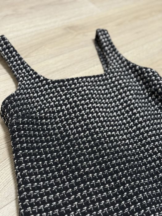 Твідова сукня - сарафан Mango