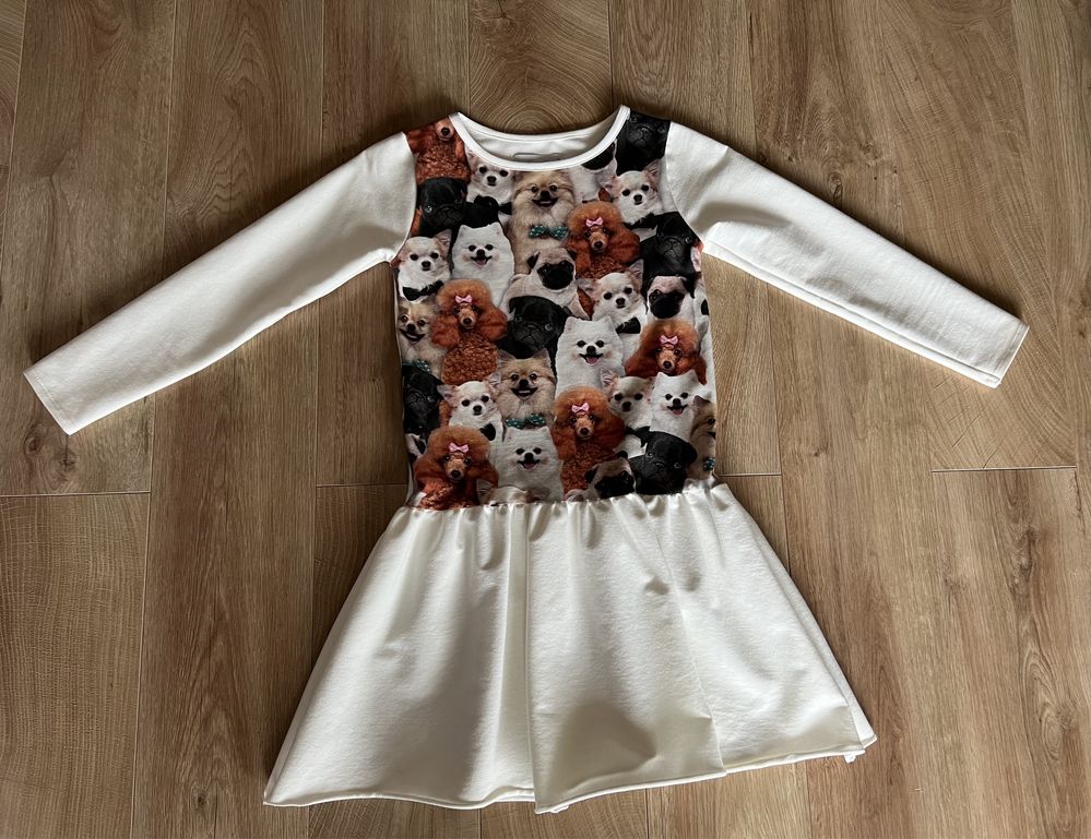 Sukienka pieski pies Chihuahua  pomeranian mops 134 - 140