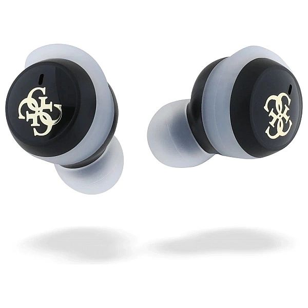 Słuchawki Bluetooth Guess Iridescent 4G Printed Logo TWS + stacja doku