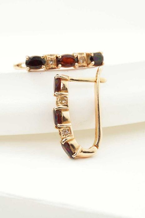 Złote kolczyki 14K 4.40g