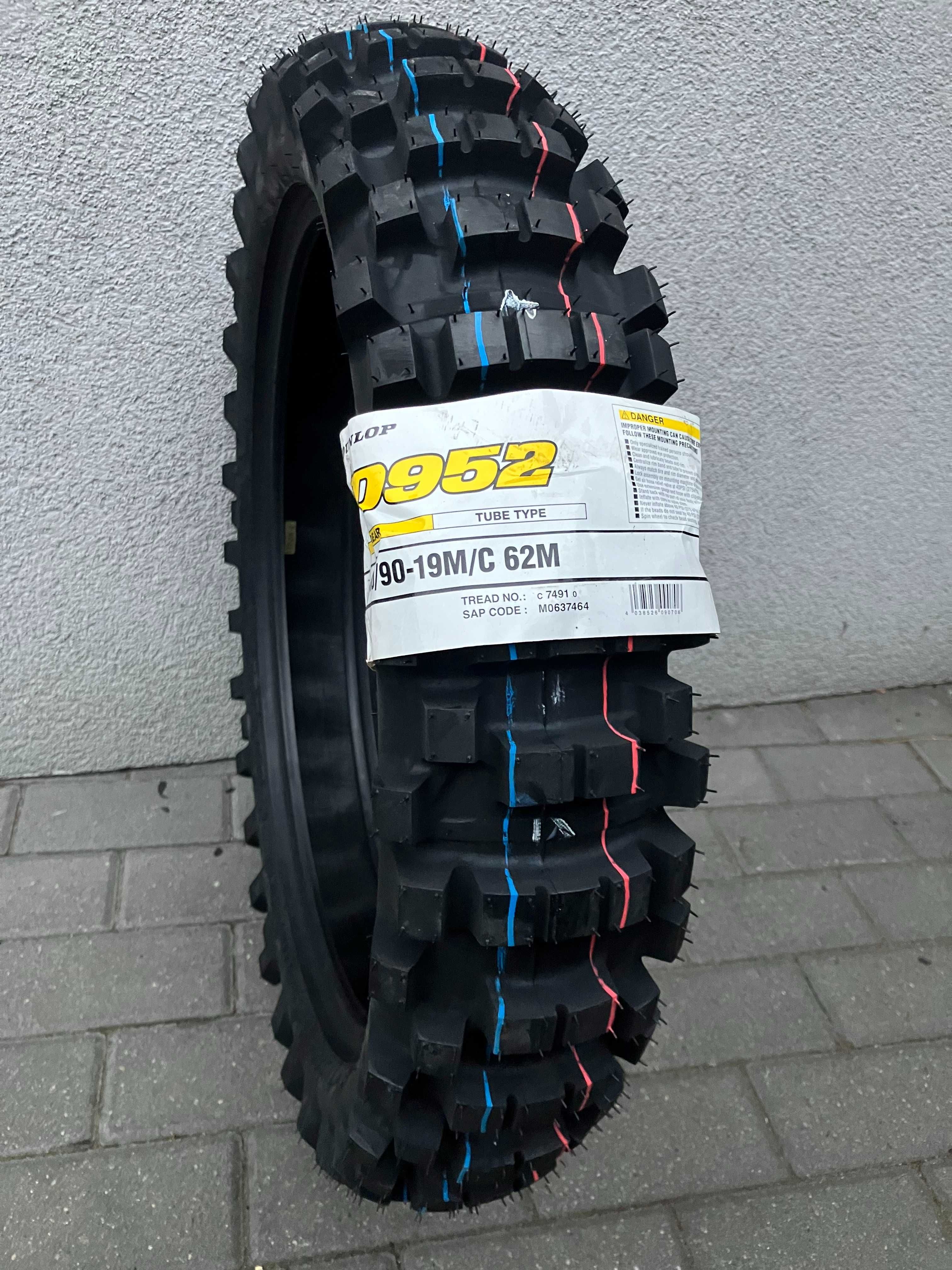 110/90-19 Dunlop D952 TT M/C 62M Cross 2024