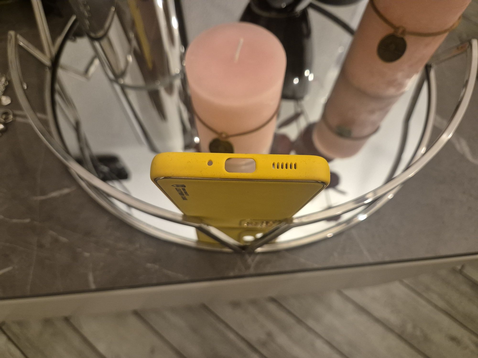 Futerał LEATHER Case skórzany do SAMSUNG Galaxy A33 5G żółty