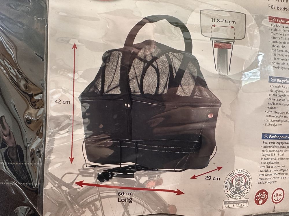 TRIXIE Kosz na rower dla psa